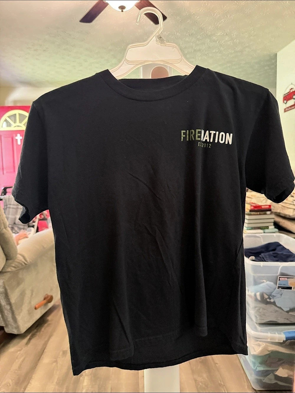 Boy’s Graphic Short Sleeve Tee in Black